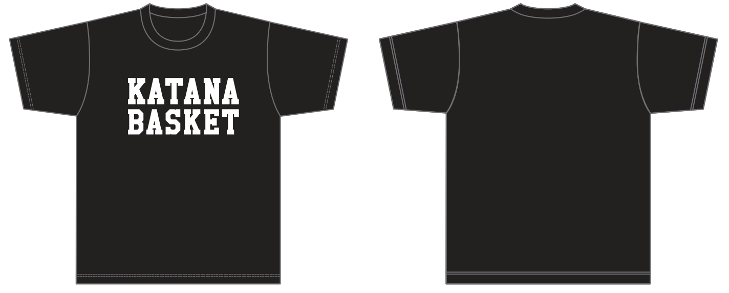 【BtoB】刀~KATANA~バスケットボールアカデミー_ドライTシャツ(メッシュ)