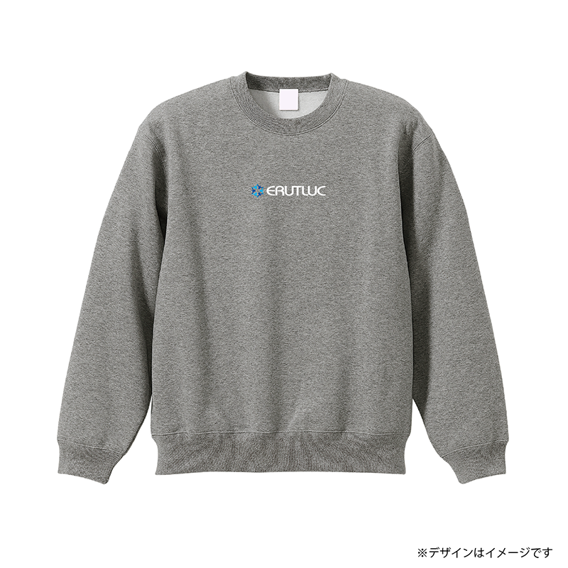 ERUTLUCロゴ 裏起毛スウェット