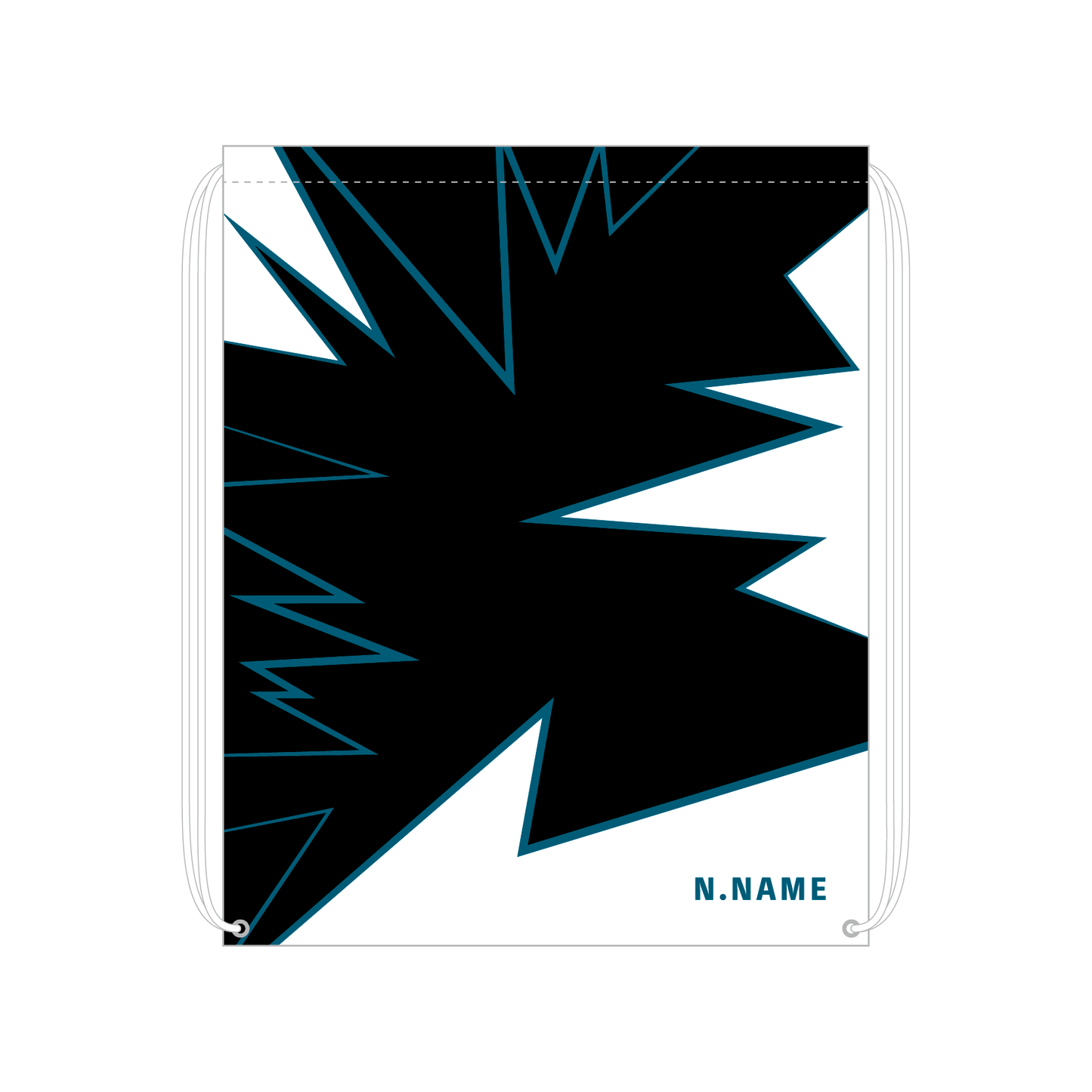 ERUTLUC ネーム入れナップサック04