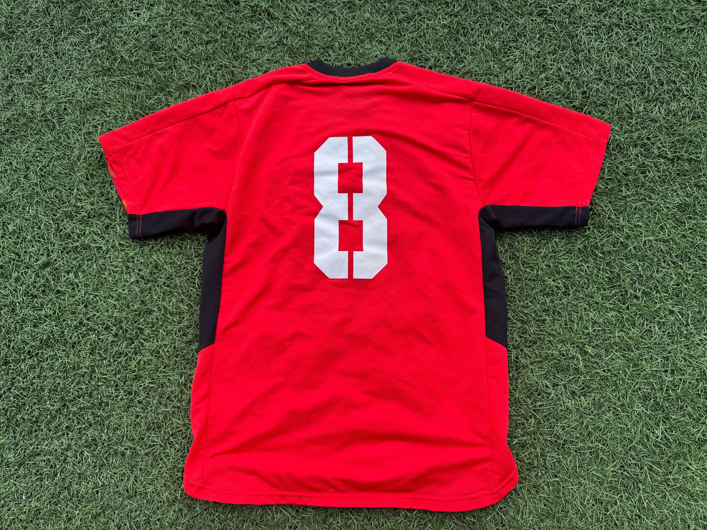 駿台学園サッカー部2025 FP シャツ 赤