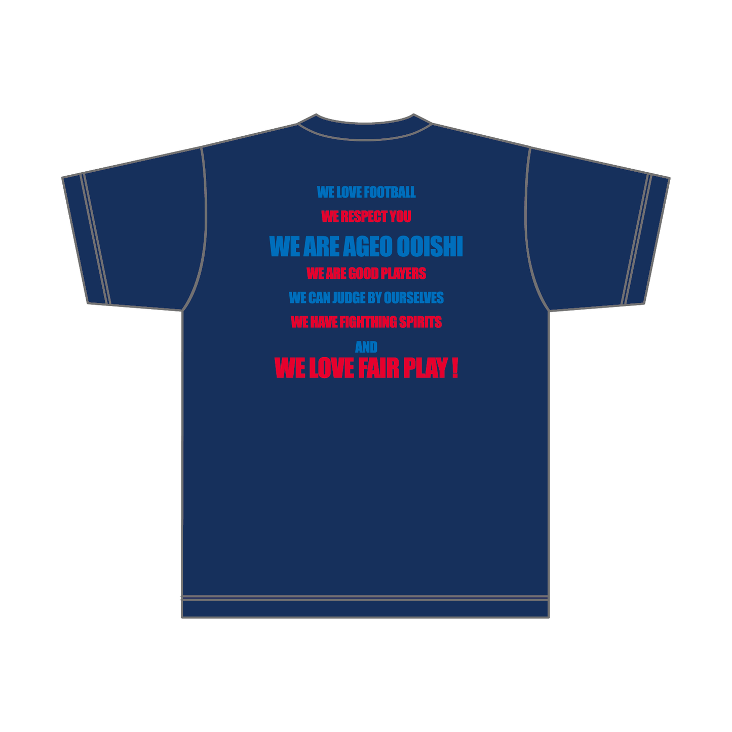 上尾大石 保護者用Tシャツ/ネイビー