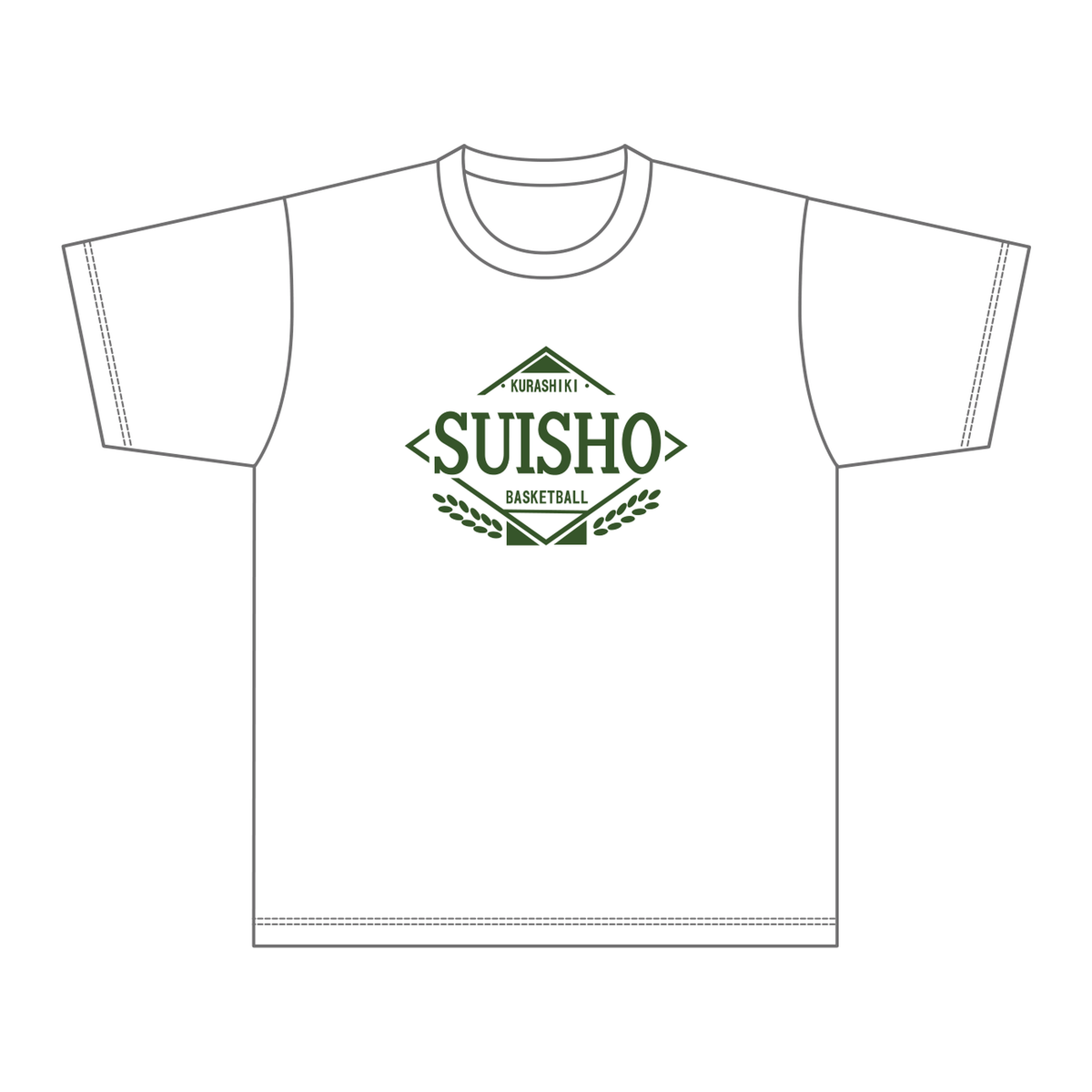 【デモ】倉敷翠松高校女子バスケットボール部_Tシャツ2_A