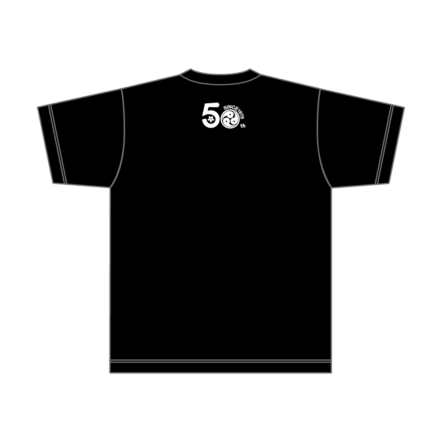 まがたま太鼓 コットンTシャツ/ホワイトロゴ