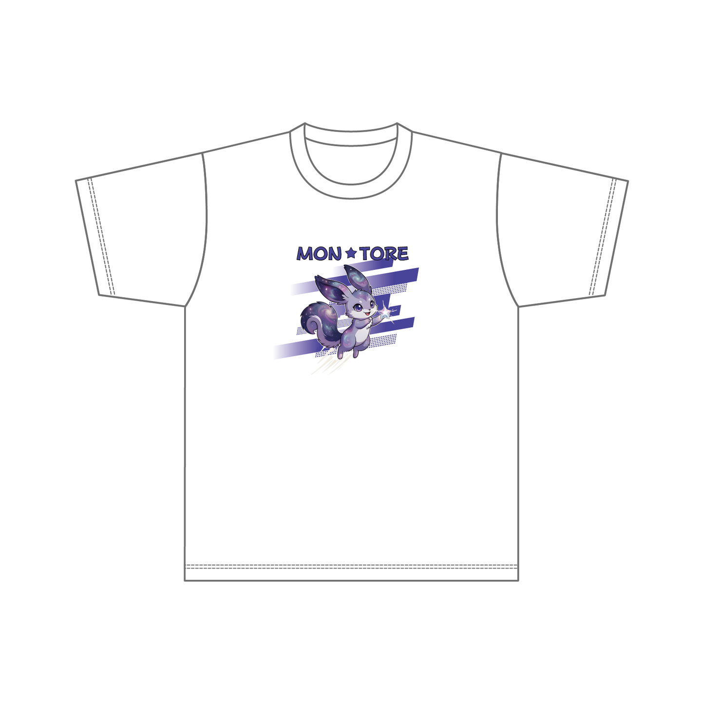 ホシウサギTシャツ(紫)