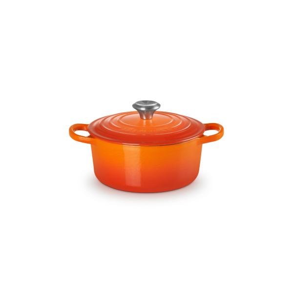 シグニチャー ココット・ロンド 18cm (SSツマミ)／LE CREUSET（ル・クルーゼ）