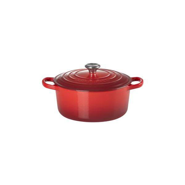 シグニチャー ココット・ロンド 22cm (SSツマミ)／LE CREUSET（ル・クルーゼ）