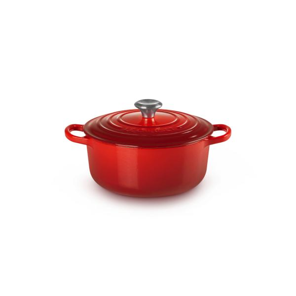 シグニチャー ココット・ロンド 20cm (SSツマミ)／LE CREUSET（ル・クルーゼ）