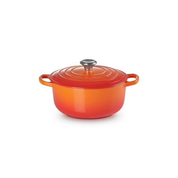 シグニチャー ココット・ロンド 20cm (SSツマミ)／LE CREUSET（ル・クルーゼ）