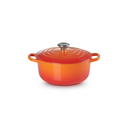シグニチャー ココット・ロンド 20cm (SSツマミ)／LE CREUSET（ル・クルーゼ）