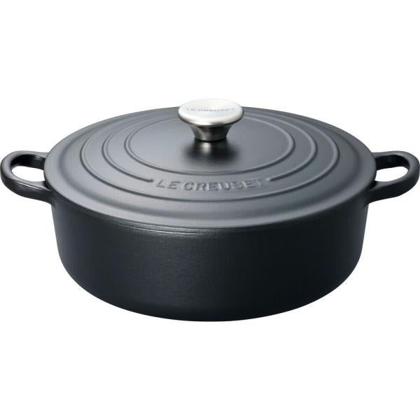 グローバルパッケージ シグニチャー ココット・ジャポネーズ 24cm マットブラック／LE CREUSET（ル・クルーゼ）