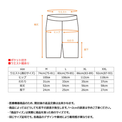 スタンダードドライ＋ 【一般医療機器】 ハーフパンツ メンズ