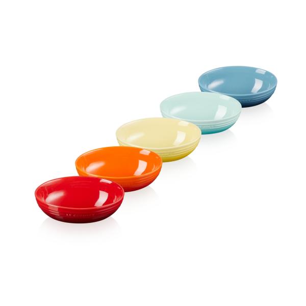 Simple Cooking オーバル・サービング・ボール 17cm (5個入り) レインボー／LE CREUSET（ル・クルーゼ）