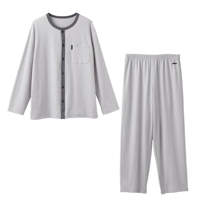 リカバリーパジャマ ニットサッカー メンズ