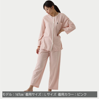 リカバリーパジャマ ニットサッカー レディース
