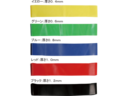 BBバンドループ エクササイズバンドセット／ハタ