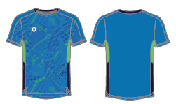 駿台学園サッカー部2025 GK シャツ 青