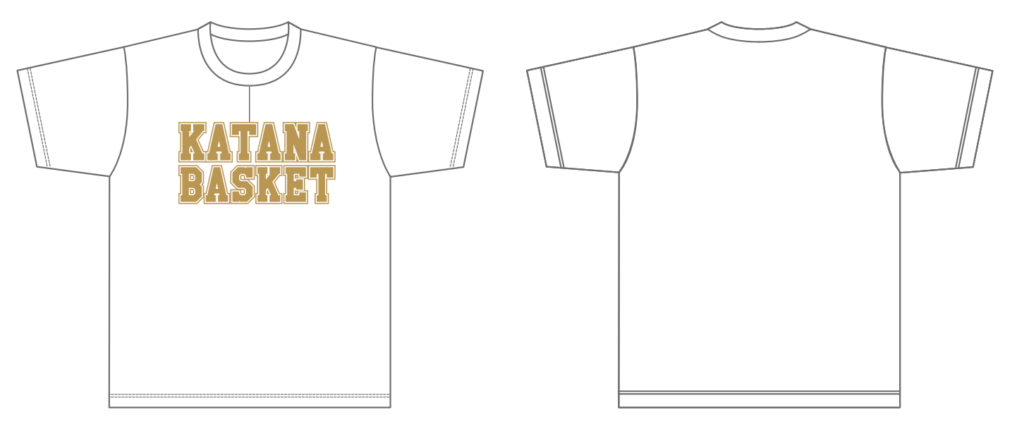 【BtoB】刀～KATANA～バスケットボールアカデミー_ドライTシャツ（メッシュ）
