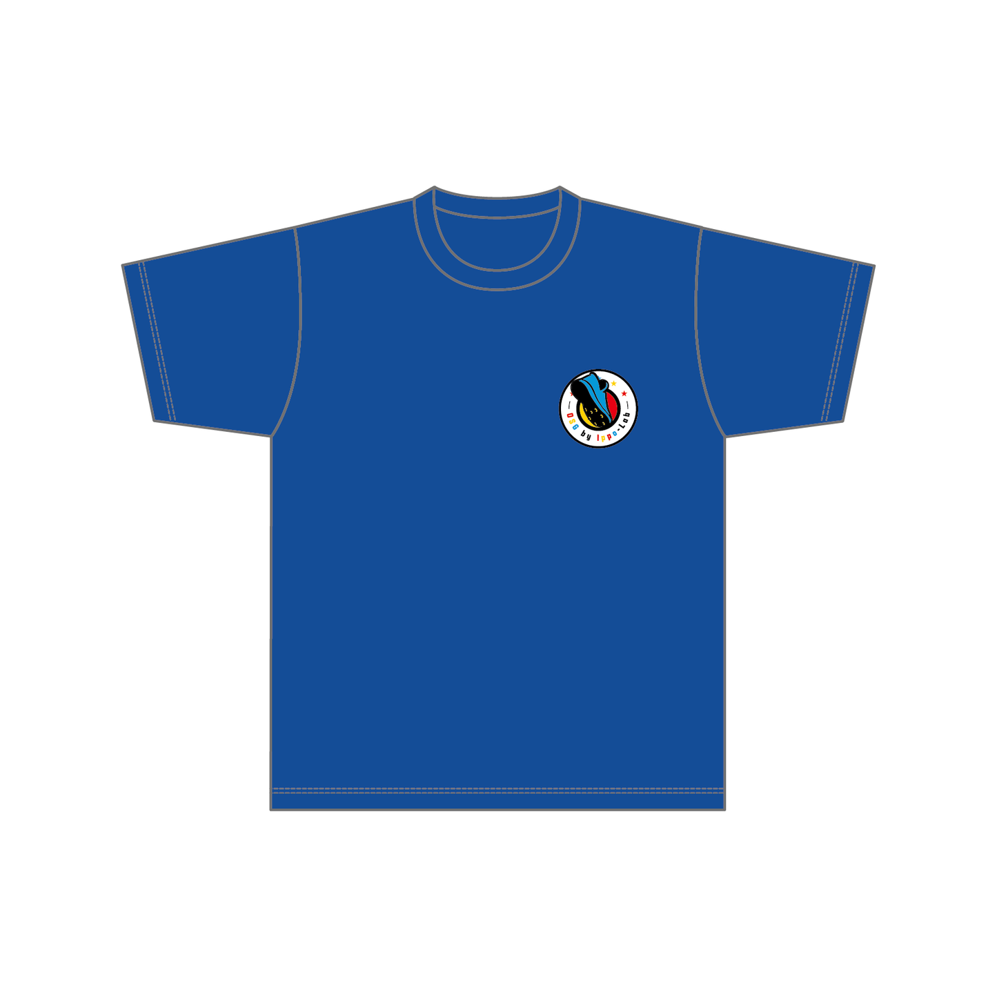 ドライTシャツ 胸ロゴ小