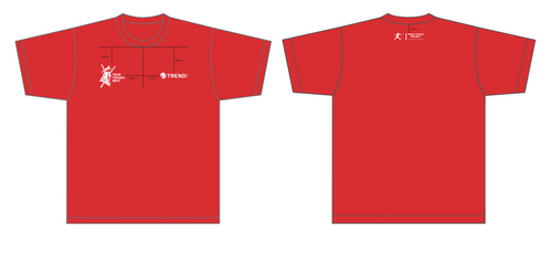【BtoB】TeamTohokuNEXT_ドライTシャツ（メッシュ）_選手用／レッド
