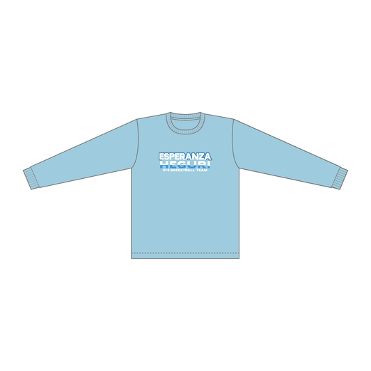 【BtoB】Esperanza HEGURI_ドライロングスリーブTシャツ(女子チーム用)／ライトブルー