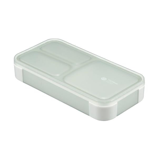 薄型弁当箱 抗菌フードマン 400 ライトグレー／CB JAPAN（シービージャパン）