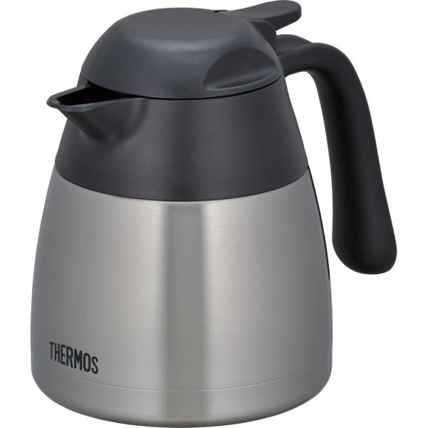 home ステンレスポット 0.7L ステンレスブラック／THERMOS（サーモス）