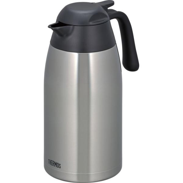home ステンレスポット 2L ステンレスブラック／THERMOS（サーモス）