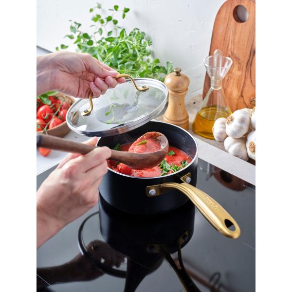 ストゥディオ ソースパン 16cm ガラス蓋付き／GREENPAN（グリーンパン）