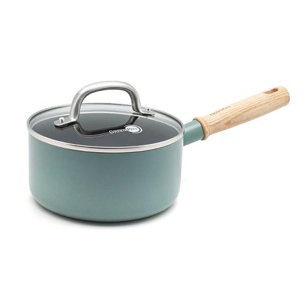 メイフラワー ソースパン 16cm 蓋付き／GREENPAN（グリーンパン）