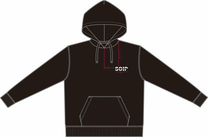 【BtoB】SSC_コットンプルオーバーパーカー／ブラック