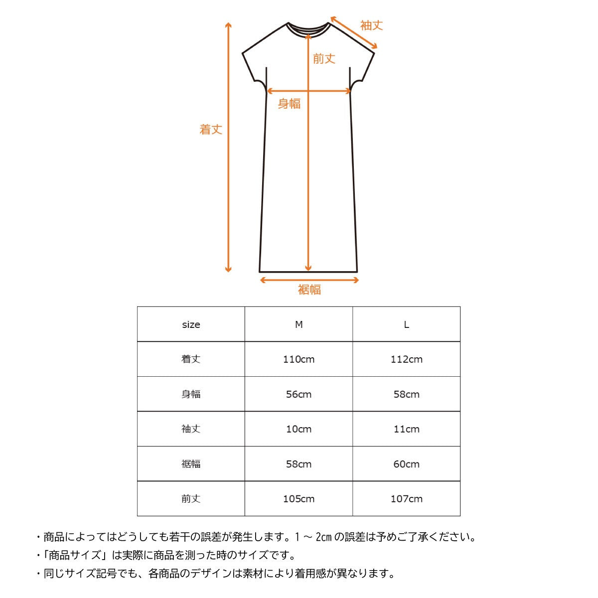 リカバリーデイズ ショートスリーブワンピース レディース