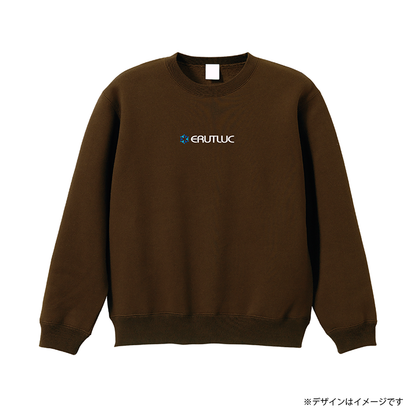 ERUTLUCロゴ 裏起毛スウェット
