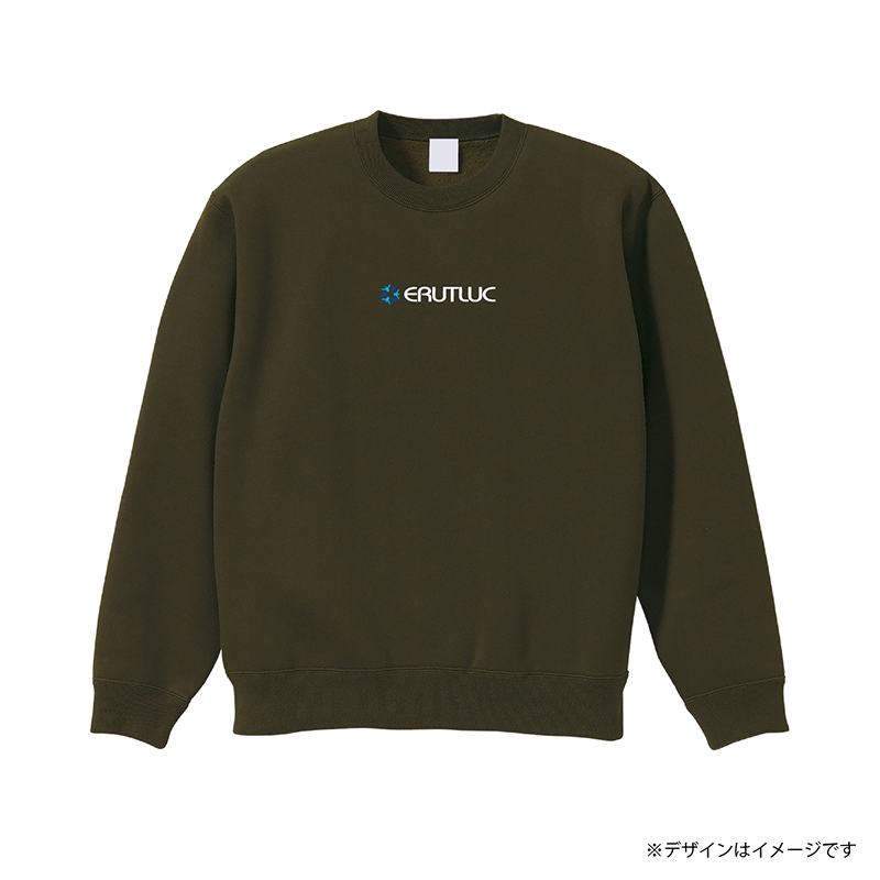 ERUTLUCロゴ 裏起毛スウェット