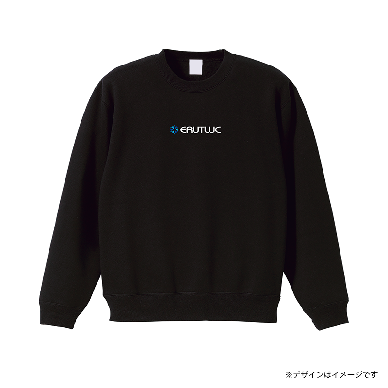 ERUTLUCロゴ 裏起毛スウェット
