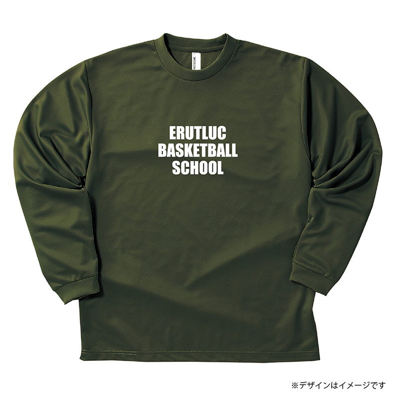 SCHOOLロゴ ドライロンT