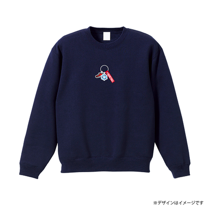 アクセサリープリント  裏起毛スウェット