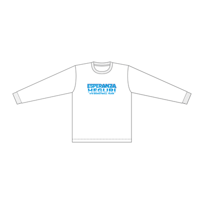【BtoB】Esperanza HEGURI_ドライロングスリーブTシャツ(女子チーム用)／ホワイト