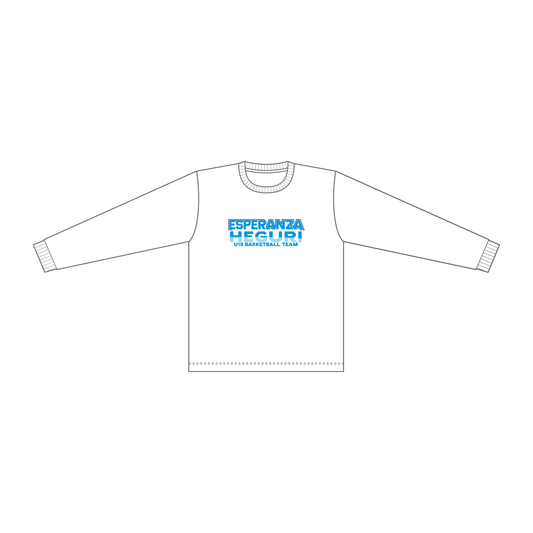【BtoB】Esperanza HEGURI_ドライロングスリーブTシャツ(女子チーム用)／ホワイト