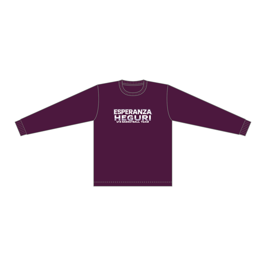 【BtoB】Esperanza HEGURI_ドライロングスリーブTシャツ／パープル