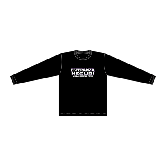 【BtoB】Esperanza HEGURI_ドライロングスリーブTシャツ(コーチ用)／ブラック