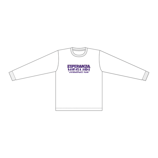 【BtoB】Esperanza HEGURI_ドライロングスリーブTシャツ／ホワイト