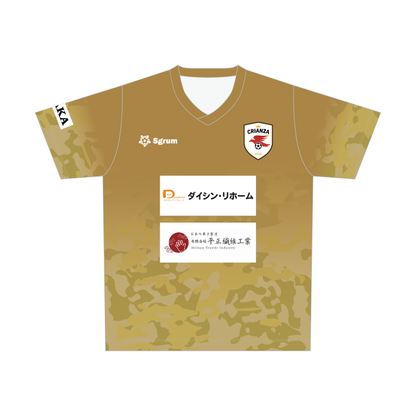 【BtoB】クリアンサ南大阪FC_スタッフ用トレーニングシャツ／ゴールド