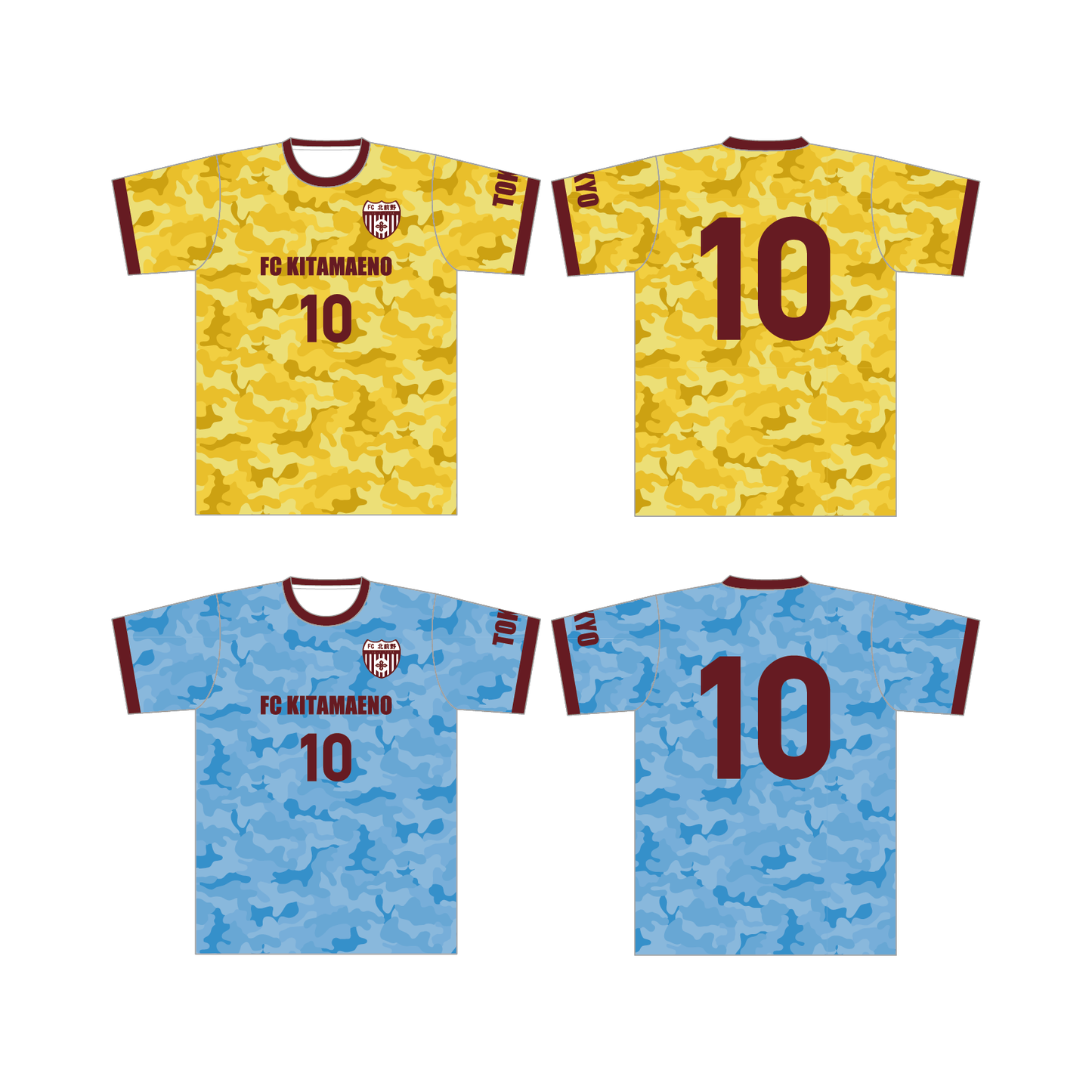【GK用】FC北前野_リバーシブルゲームシャツ