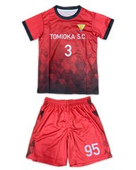 富岡サッカークラブ様 富岡サッカークラブ_ゲームウェア（FP_赤)