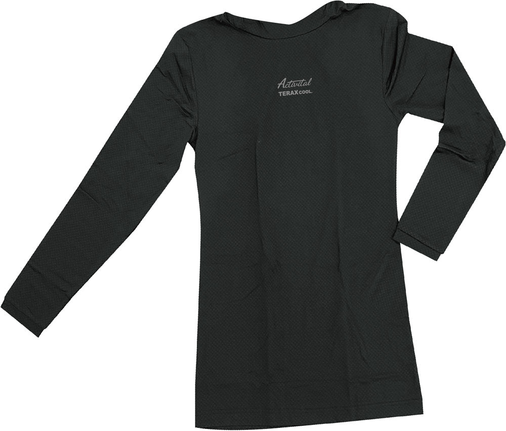 熱放射冷感クルーネック長袖インナー／Activital