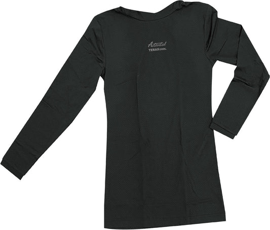 熱放射冷感クルーネック長袖インナー／Activital