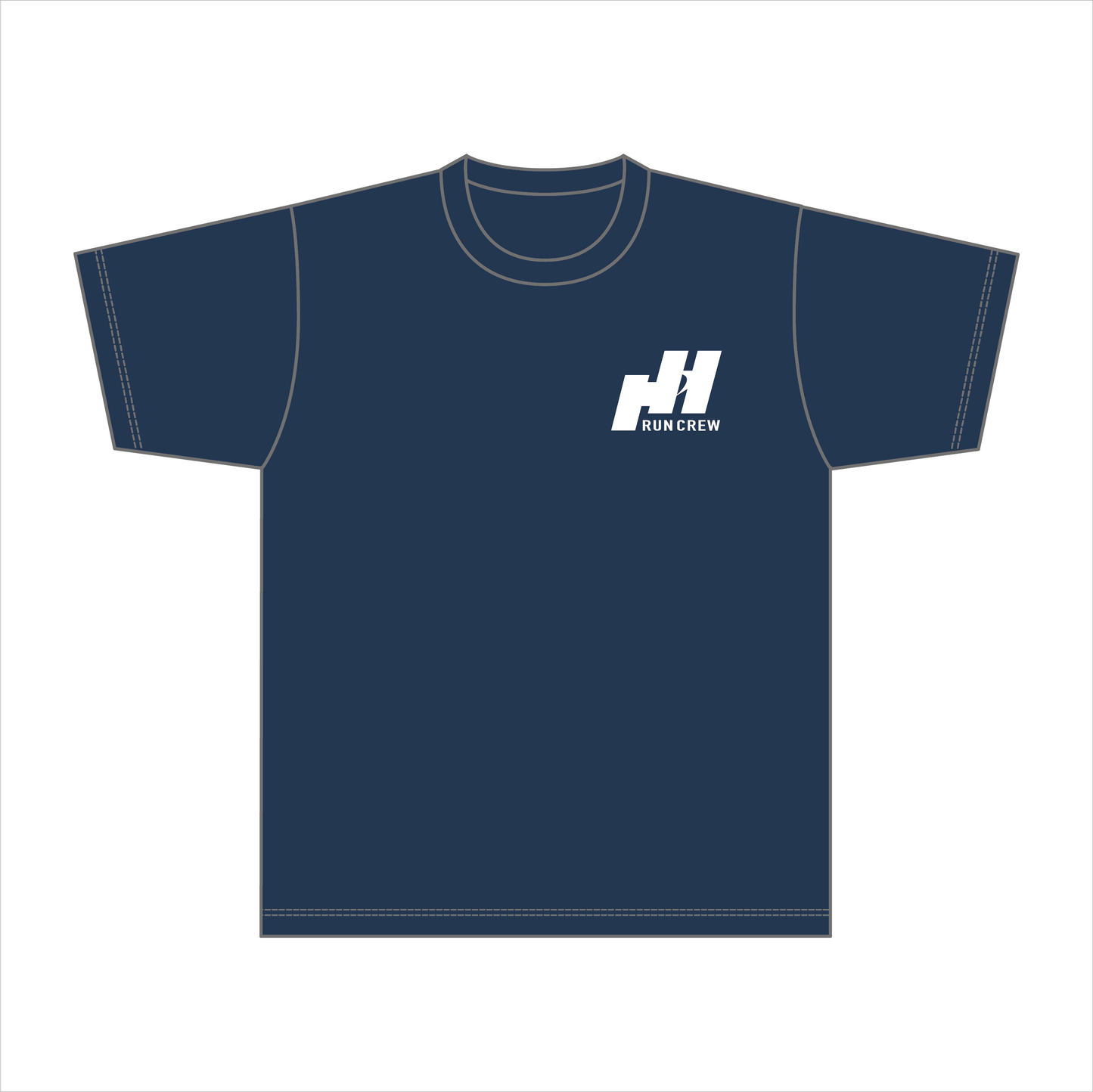 【BtoB】Hino_Hachi Run Crew_ドライTシャツ