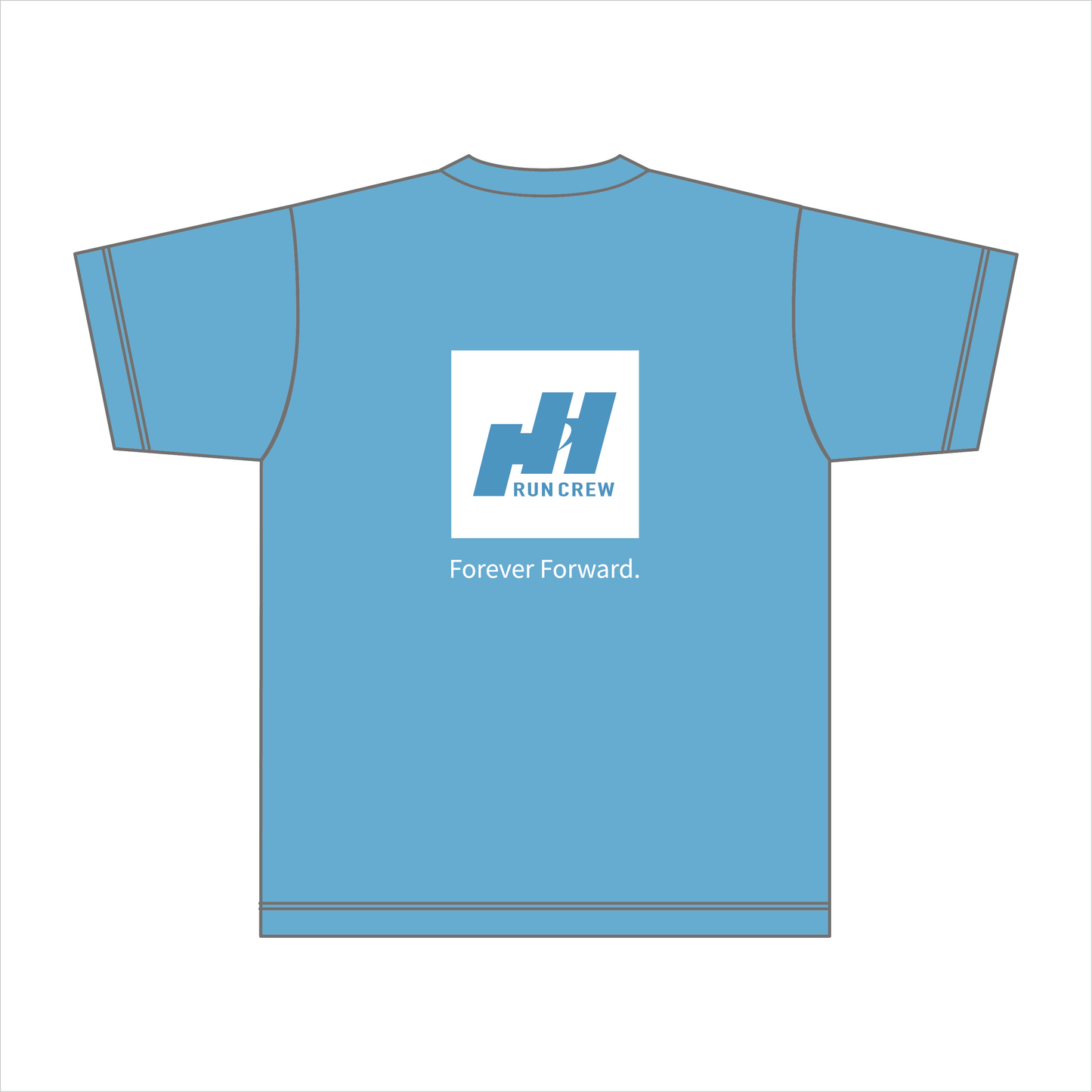 【BtoB】Hino_Hachi Run Crew_ドライTシャツ