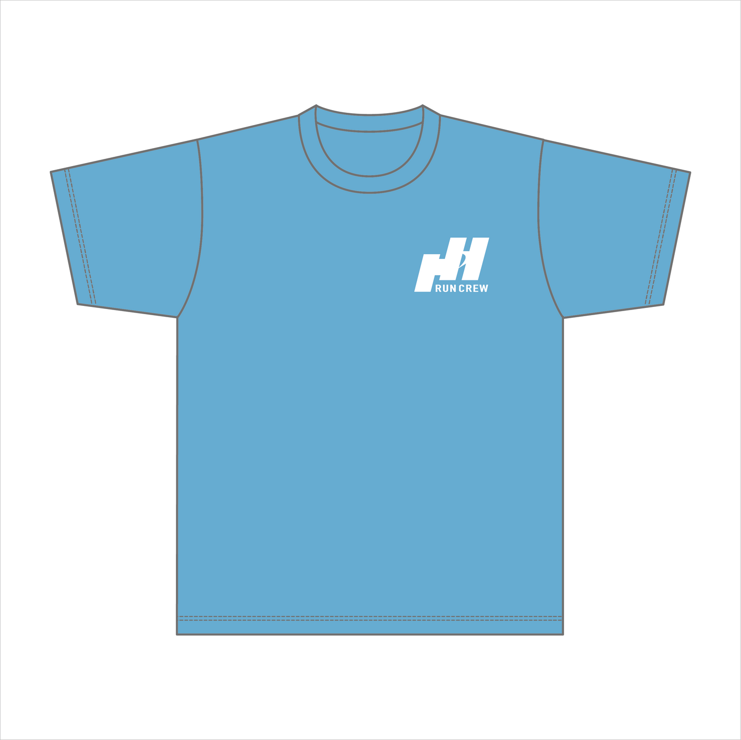 【BtoB】Hino_Hachi Run Crew_ドライTシャツ