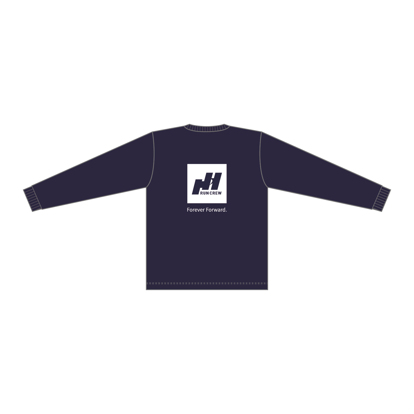 【BtoB】Hino_Hachi Run Crew_ドライ長袖Tシャツ